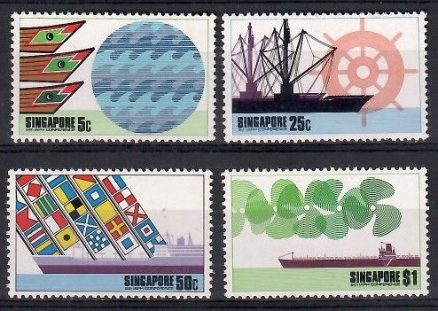 Znaczek Singapur 1975 Mi 228-231 Czyste **
