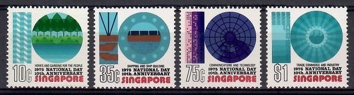 Znaczek Singapur 1975 Mi 235-238 Czyste **