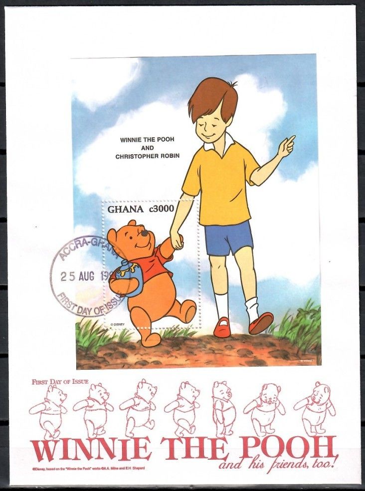 Znaczek Ghana 1996 Mi bl 309 FDC