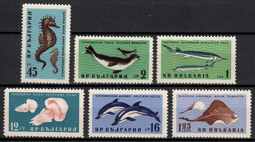 Znaczek Bułgaria 1961 Mi 1243-1248 Czyste **
