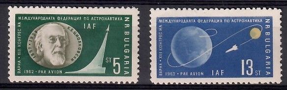 Znaczek Bułgaria 1962 Mi 1347-1348 Czyste **