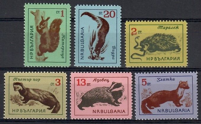 Znaczek Bułgaria 1963 Mi 1377-1382 Czyste **