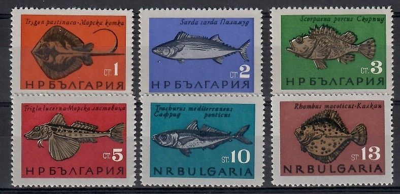 Znaczek Bułgaria 1965 Mi 1542-1547 Czyste **