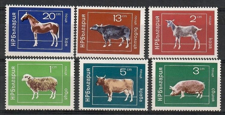 Znaczek Bułgaria 1974 Mi 2319-2324 Czyste **