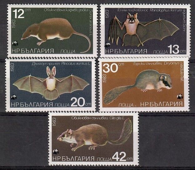 Znaczek Bułgaria 1983 Mi 3236-3240 Czyste **