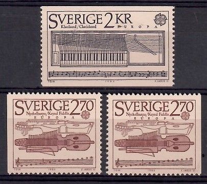 Znaczek Szwecja 1985 Mi 1328-1329 Czyste **