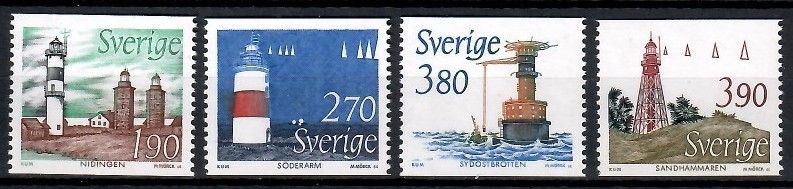 Znaczek Szwecja 1989 Mi 1526-1529 Czyste **