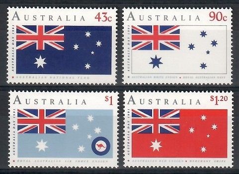 Znaczek Australia 1991 Mi 1233-1236 Czyste **
