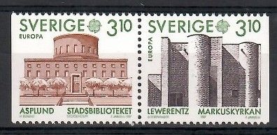 Znaczek Szwecja 1987 Mi 1429-1430 Czyste **