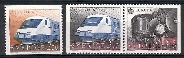 Znaczek Szwecja 1988 Mi 1501-1503 Czyste **