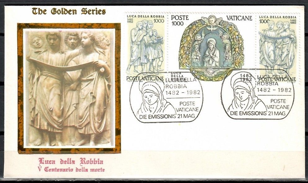 Watykan 1982 Mi 805-807 FDC