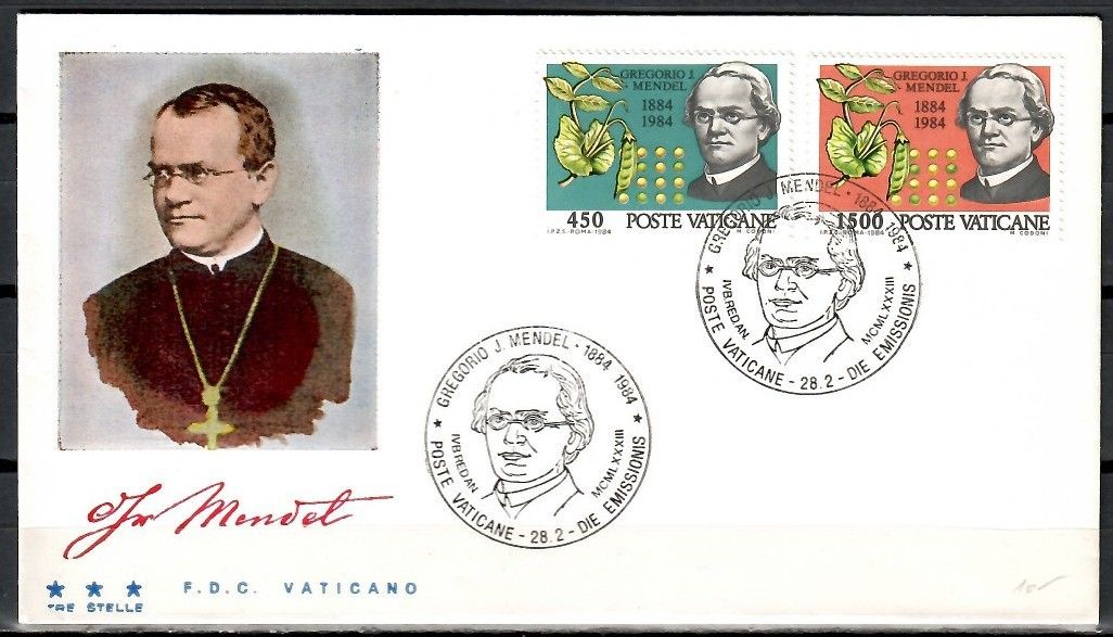 Znaczek Watykan 1984 Mi 844-845 FDC
