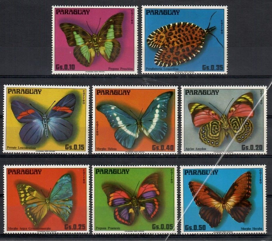 Znaczek Paragwaj 1976 Mi 2794-2801 Czyste **