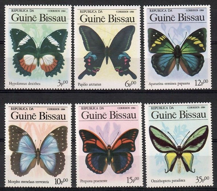 Znaczek Gwinea Bissau 1984 Mi 811-817 Czyste **