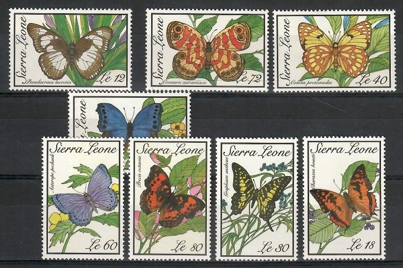 Znaczek Sierra Leone 1989 Mi 1279-1286 Czyste **
