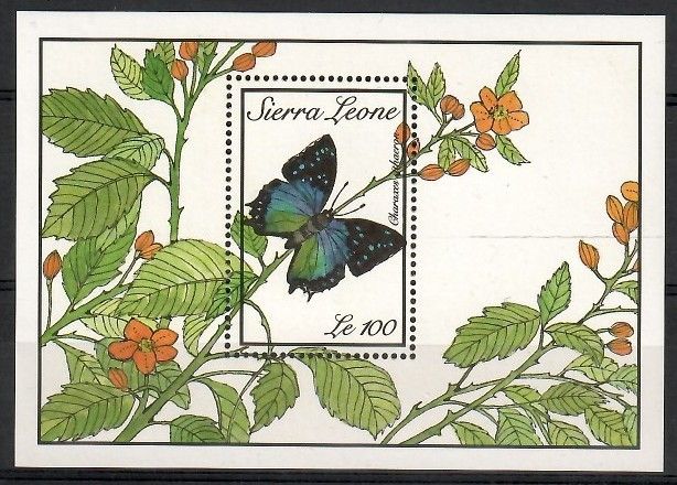 Znaczek Sierra Leone 1989 Mi bl 110 Czyste **