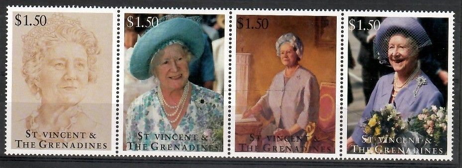 Znaczek Saint Vincent i Grenadyny 1995 Mi 3121-3124 Czyste **
