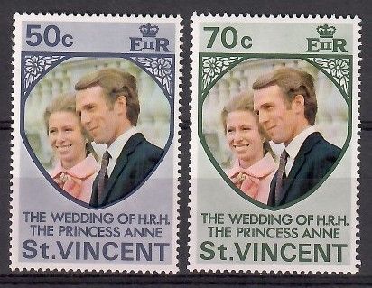 Znaczek St. Vincent 1973 Mi 337-338 Czyste **