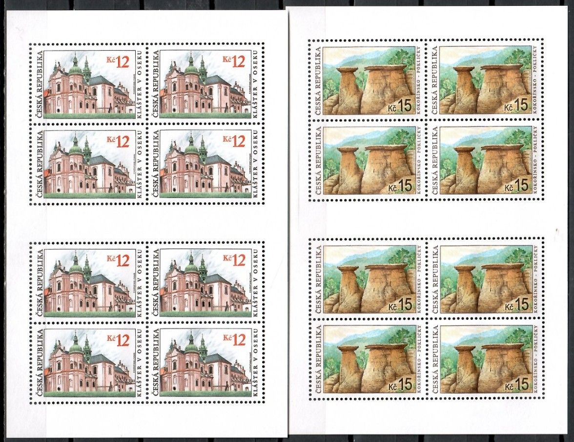 Znaczek Czechy 2006 Mi ark 469-470 Czyste **