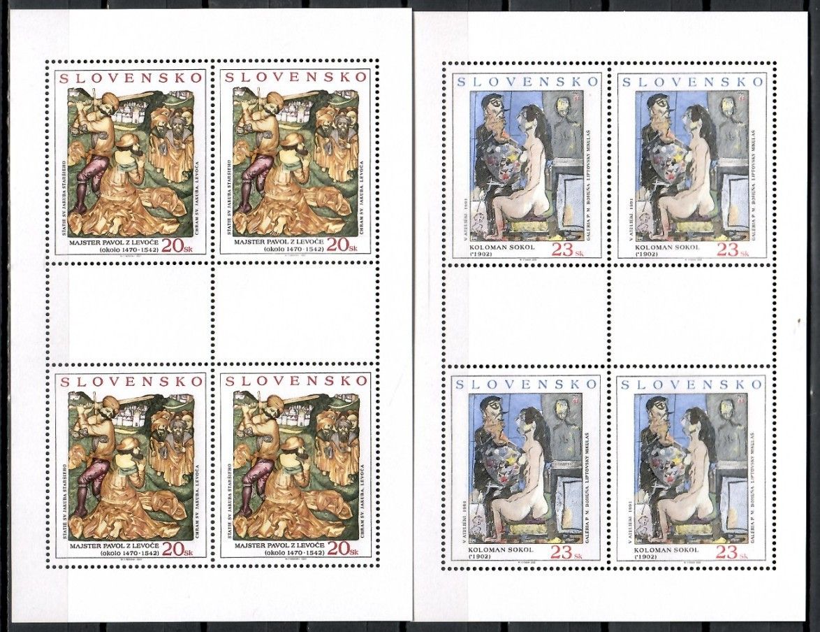 Znaczek Słowacja 2002 Mi ark 441-442 Czyste **
