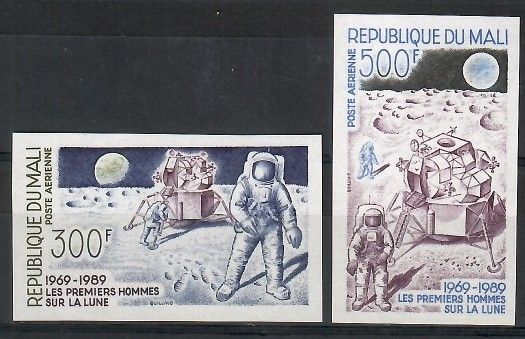 Znaczek Mali 1989 Mi 1117-1118B Czyste **