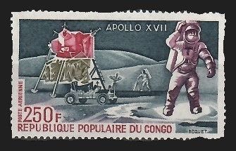 Znaczek Kongo 1973 Mi 364 Czyste **