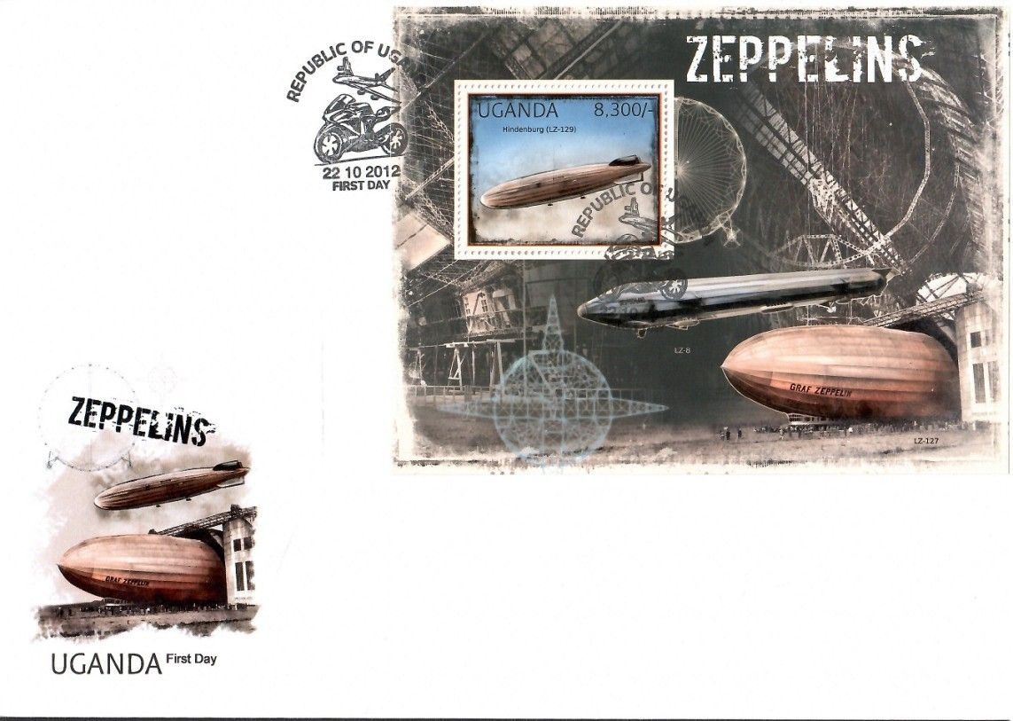 Znaczek Uganda 2012 Mi bl 397 FDC