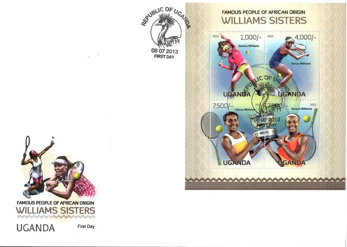 Znaczek Uganda 2013 Mi ark 3060-3063 FDC