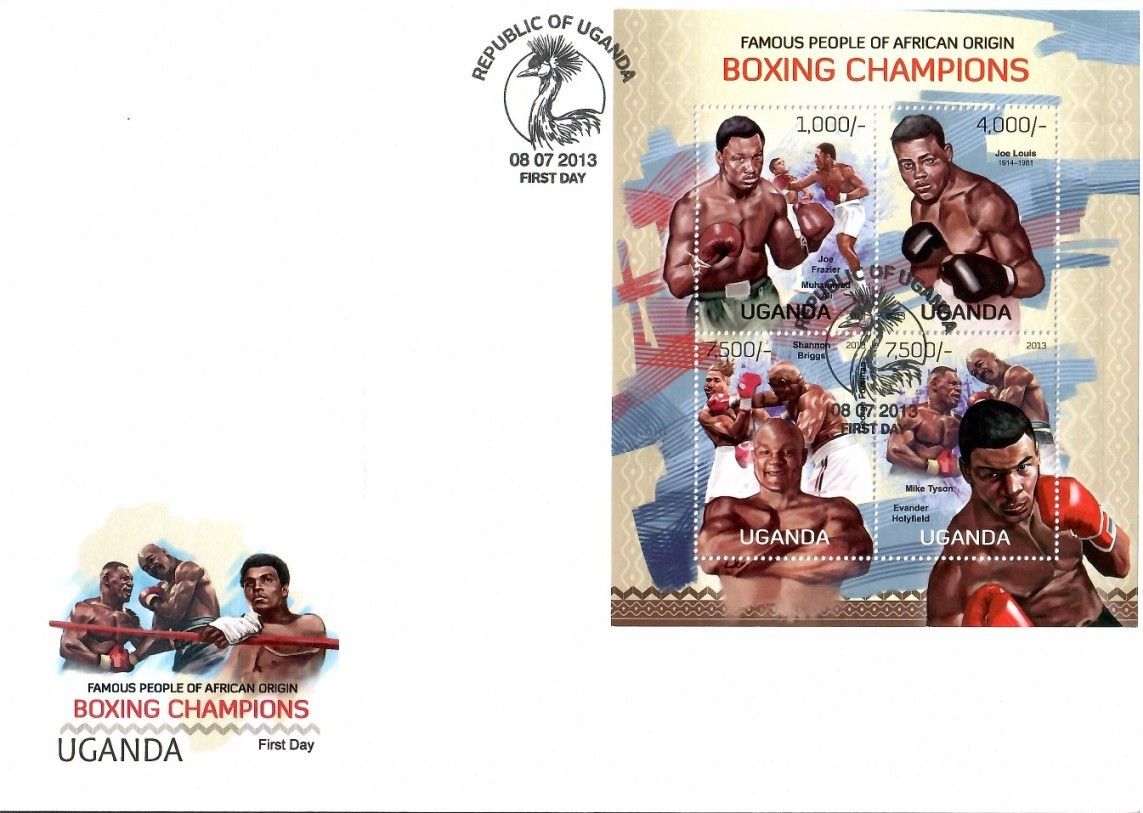 Znaczek Uganda 2013 Mi ark 3065-3068 FDC