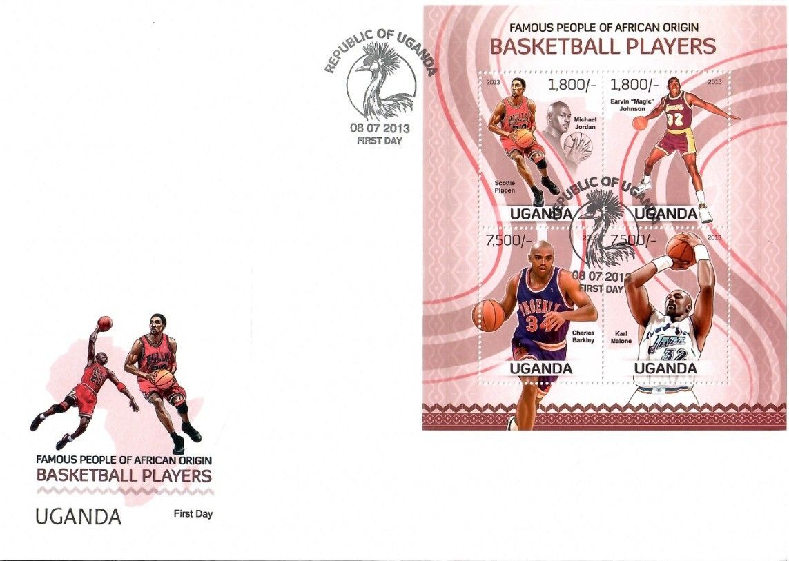 Znaczek Uganda 2013 Mi ark 3085-3088 FDC