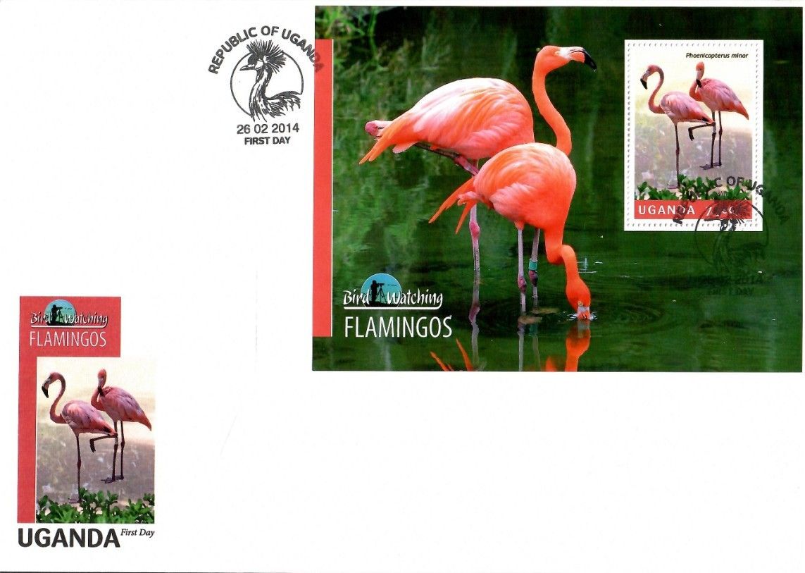 Znaczek Uganda 2014 Mi bl 455 FDC