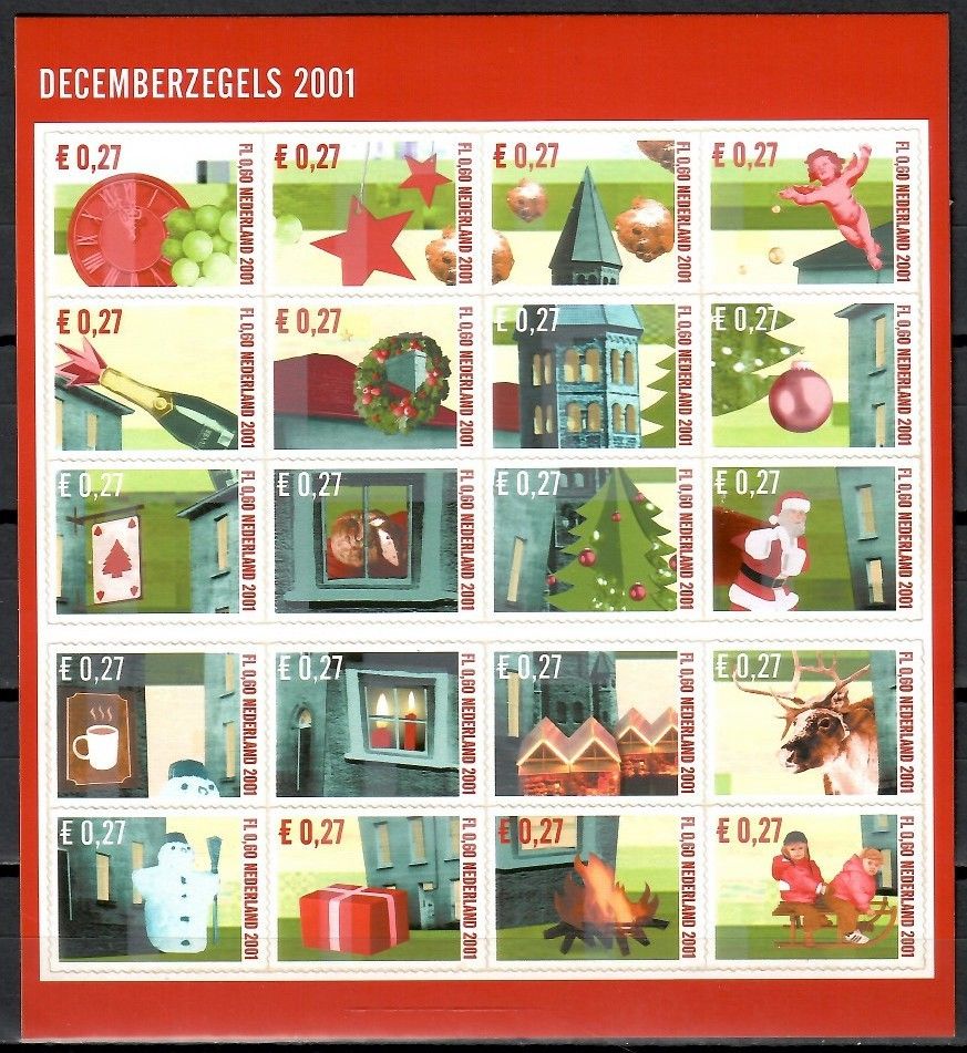 Znaczek Holandia 2001 Mi fol 1940-1959 Czyste **