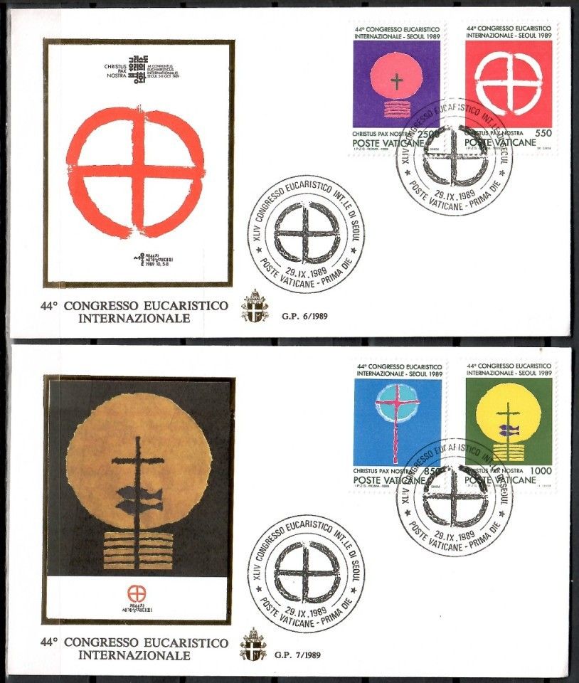 Znaczek Watykan 1989 Mi 984-987 FDC