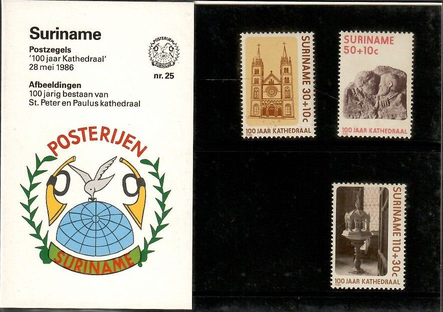 Znaczek Surinam 1986 Mi 1177-1179 Czyste **