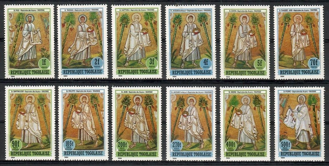 Znaczek Togo 1984 Mi 1822-1833 Czyste **