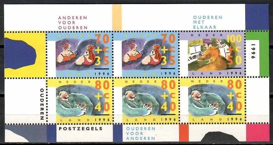 Znaczek Holandia 1996 Mi bl 48 Czyste **