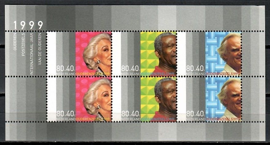 Znaczek Holandia 1999 Mi bl 59 Czyste **