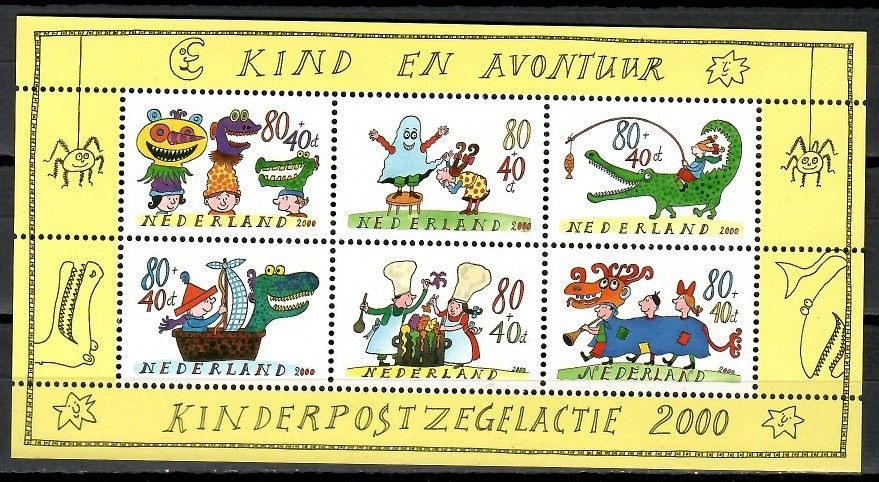 Znaczek Holandia 2000 Mi bl 67 Czyste **