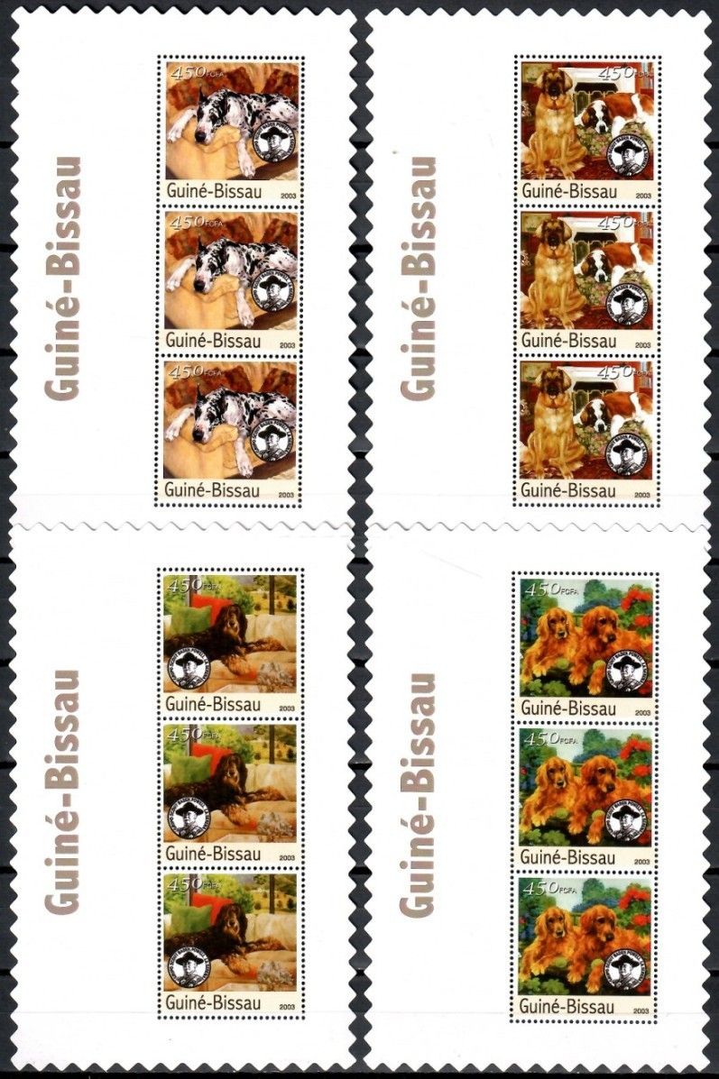 Znaczek Gwinea Bissau 2003 Mi lx ark 2037-2040 Czyste **