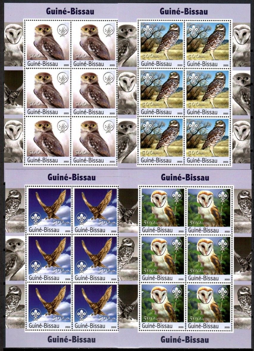 Znaczek Gwinea Bissau 2003 Mi zd ark 2041-2044 Czyste **