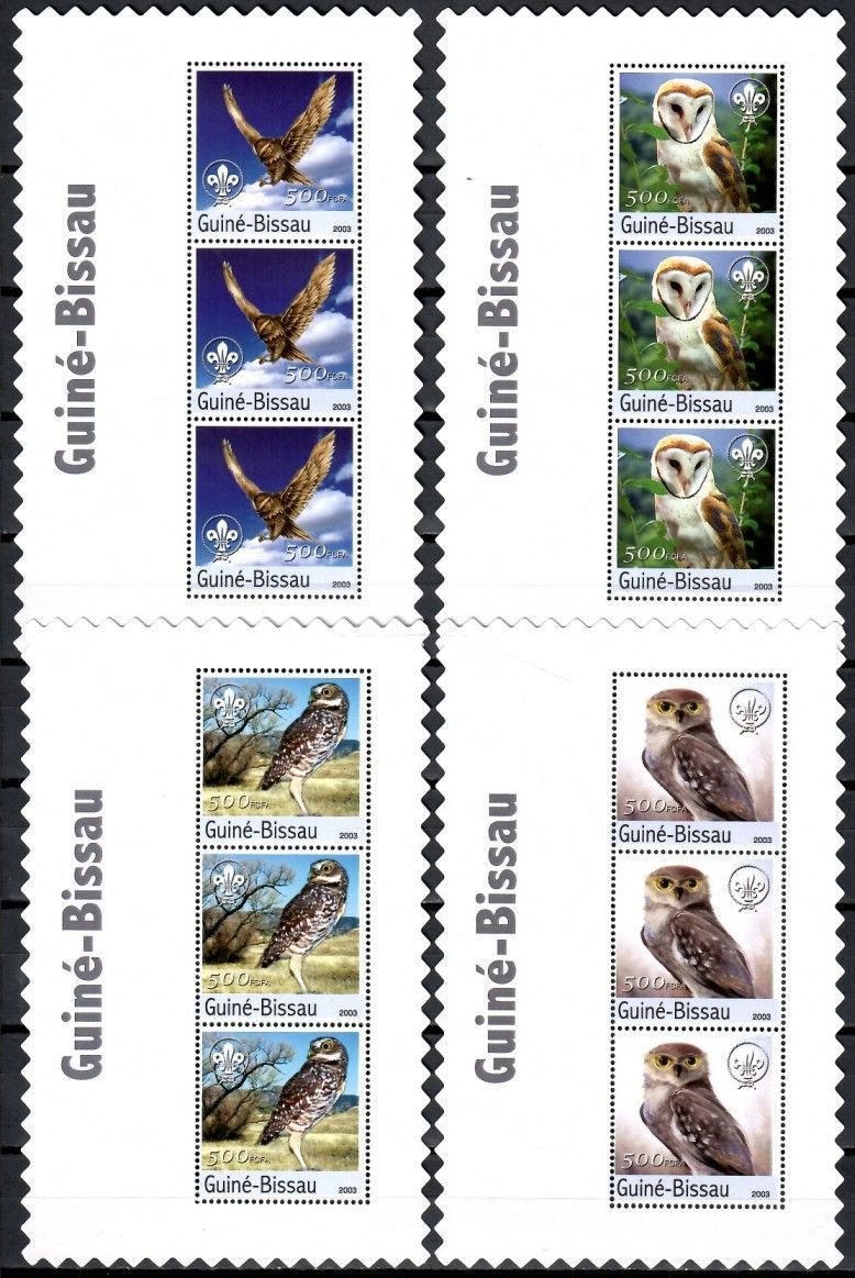 Znaczek Gwinea Bissau 2003 Mi lx ark 2041-2044 Czyste **
