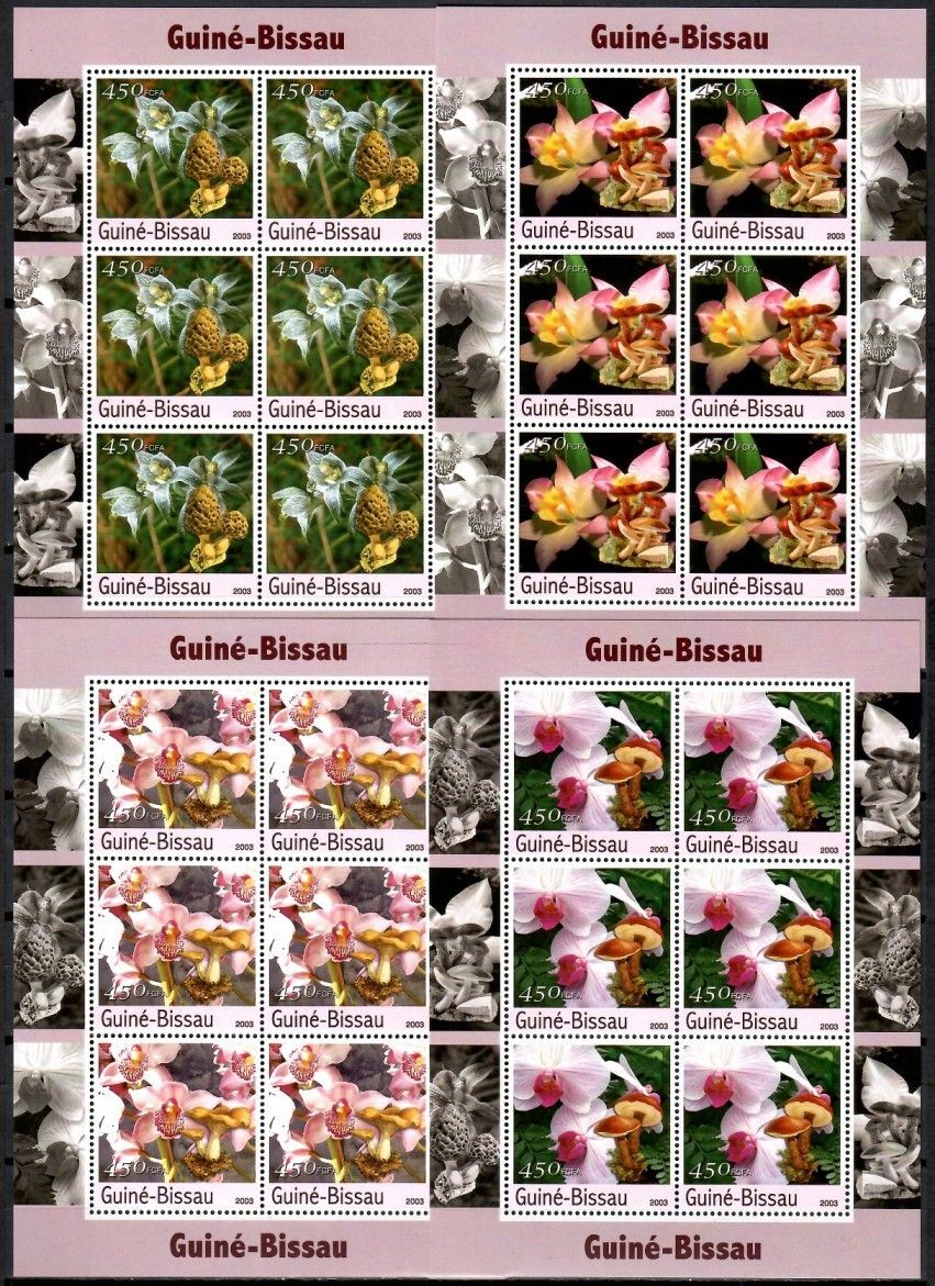 Znaczek Gwinea Bissau 2003 Mi zd ark 2087-2090 Czyste **