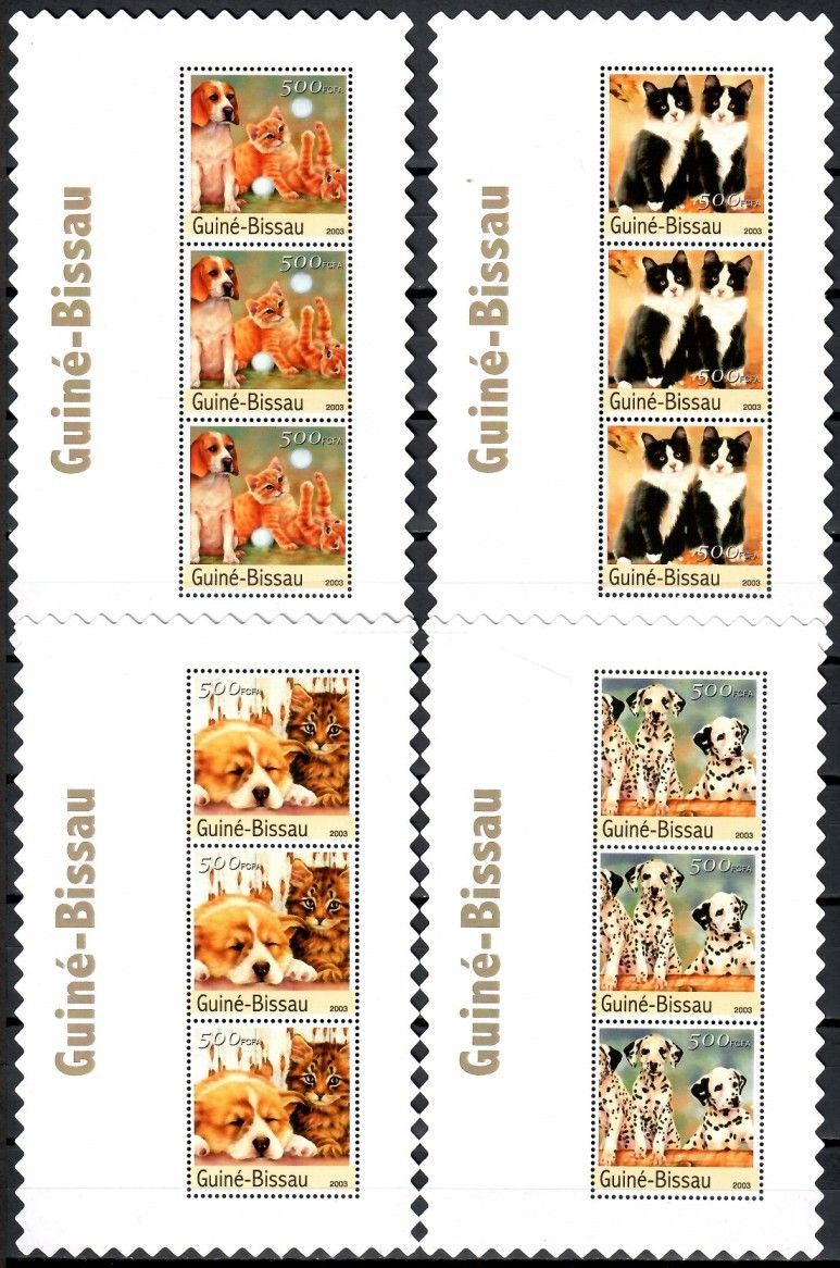 Znaczek Gwinea Bissau 2003 Mi lx ark 2148-2151 Czyste **