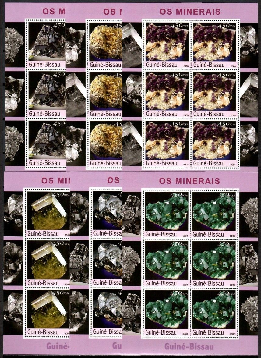 Znaczek Gwinea Bissau 2003 Mi zd ark 2213-2218 Czyste **