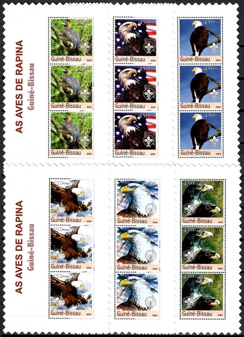 Znaczek Gwinea Bissau 2003 Mi lx ark 2345-2350 Czyste **