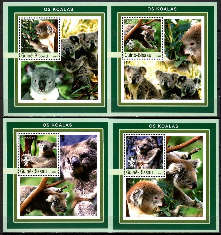 Znaczek Gwinea Bissau 2003 Mi lx 2351-2354 Czyste **