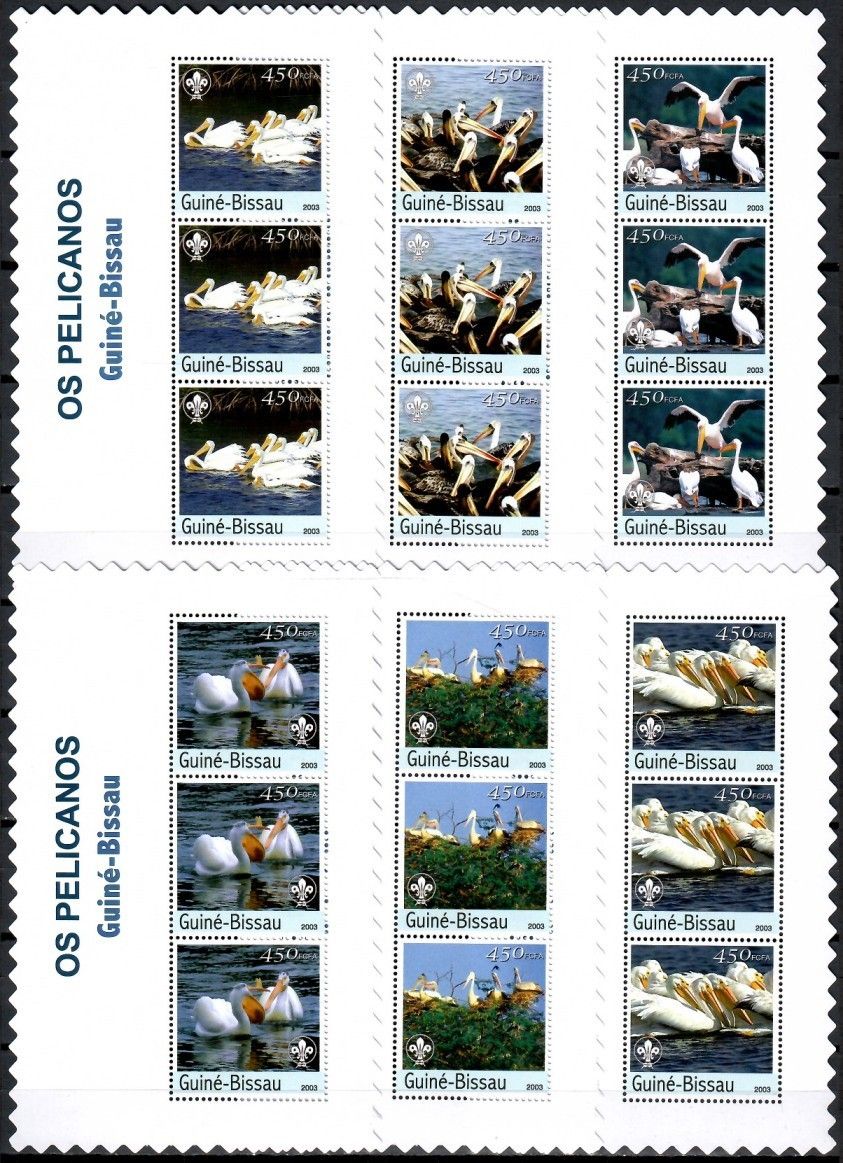 Znaczek Gwinea Bissau 2003 Mi lx ark 2464-2469 Czyste **