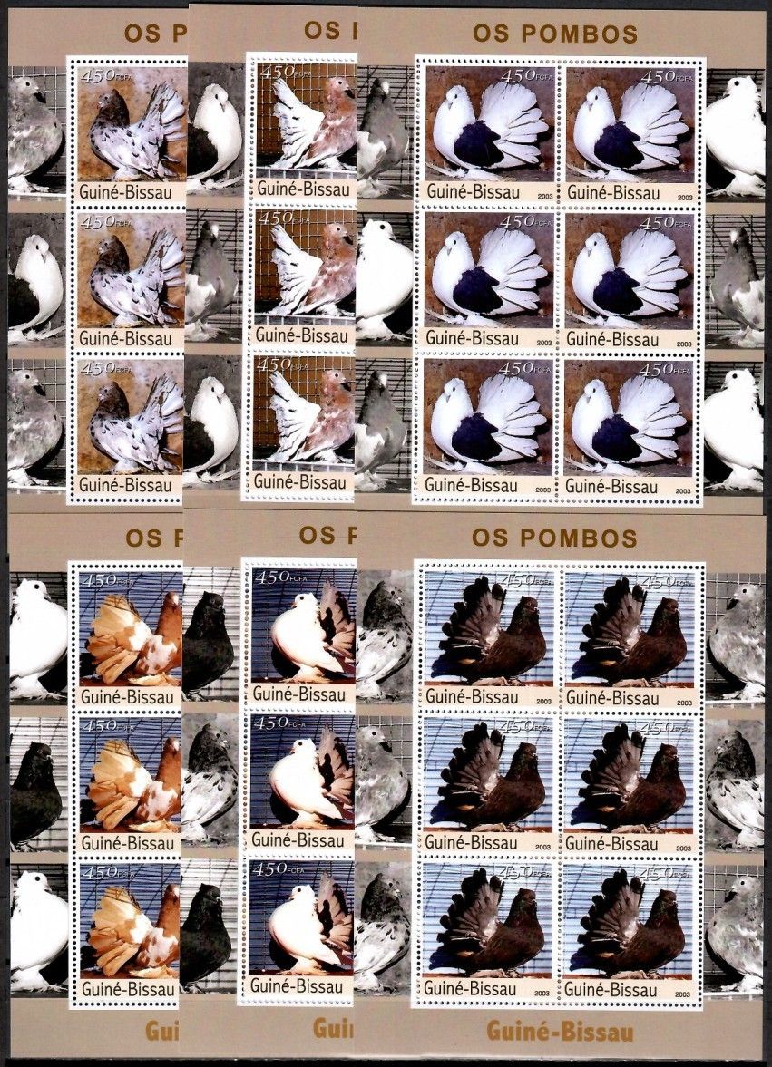 Znaczek Gwinea Bissau 2003 Mi zd ark 2476-2481 Czyste **
