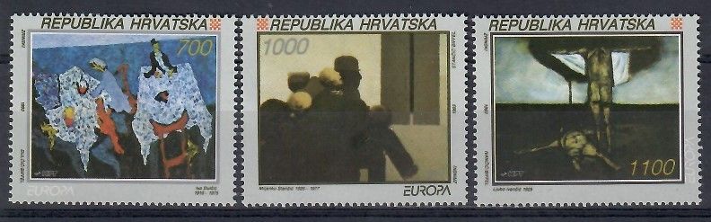 Znaczek Chorwacja 1993 Mi 240-242 Czyste **