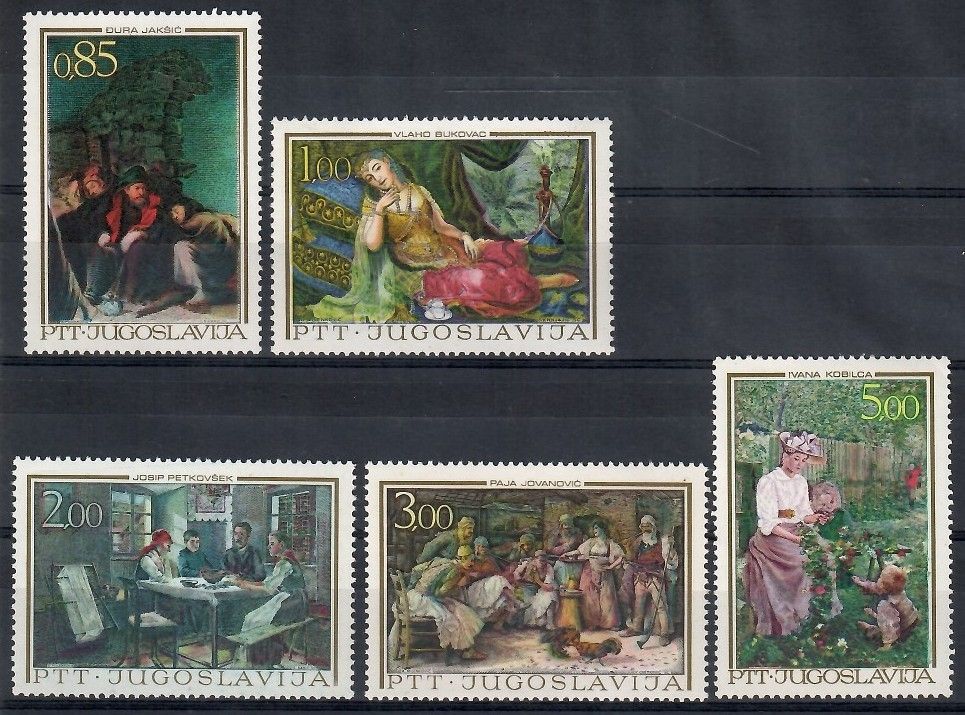 Znaczek Jugosławia 1967 Mi 1257-1261a Czyste **